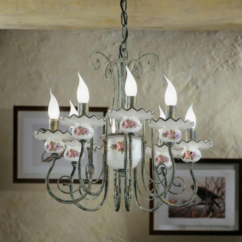 mediteransky toskansky styl elegantny luster obyvacka malovana rucne klasicky vzor talianska toskanska vidiecka keramicka obcianska elegantna jedalen kuchynska osvetlenie nizka vyska stropu lampy lameridiana interierovy dekor.jpg